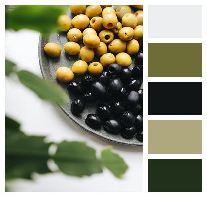 Black Olives Olives Green Olives Image